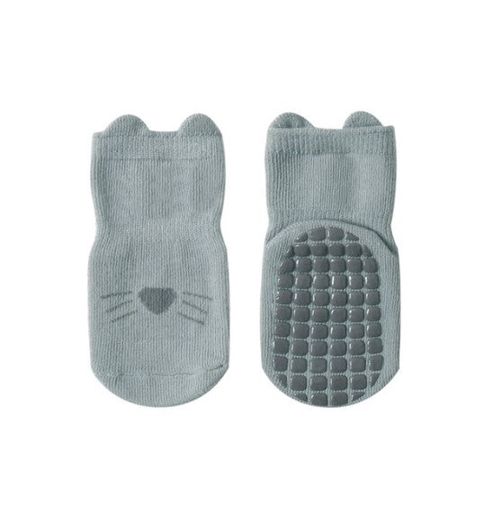 Baby Anti Slip Socks Blue x1 Pair Gift Items & Supplies