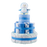 Stylish 3-Tier Blue Nappy Cake Nappy Cake
