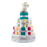 Stylish 4-Tier Multi-Coloured Nappy Cake Nappy Cake