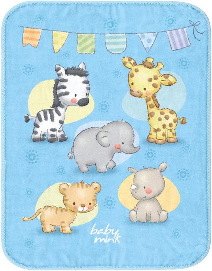 Baby Mink Fleece Blanket - Zoo Gift Items & Supplies