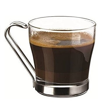 Coffee Mug with Metal Handle x1 Gift Items & Supplies