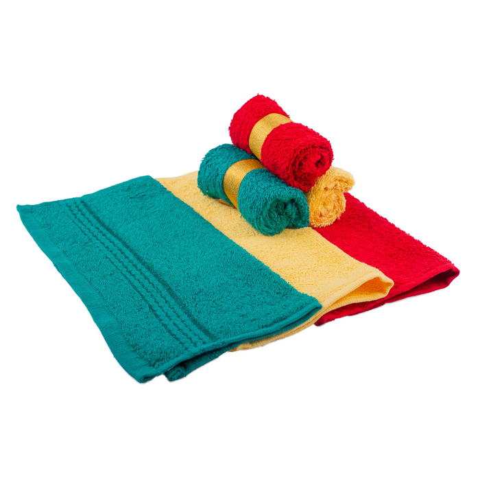 3-Tier Multi-Coloured Towel Cake Nappy Cake