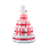 Stylish 4-Tier Pink Nappy Cake Nappy Cake