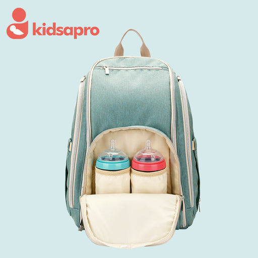 Kidsapro One Colour Large Mama Bags - Blue Mom Bag