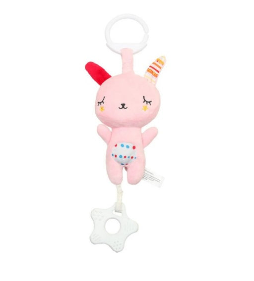 Musical Hanging Bunny with Teether Gift Items & Supplies