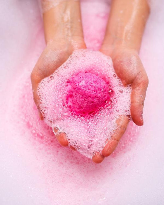 Raspberry Bath Bomb Fizzer Gift Items & Supplies