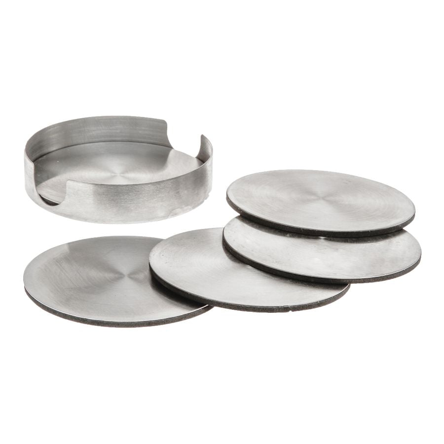 Stainless Steel Coasters x6 Gift Items & Supplies