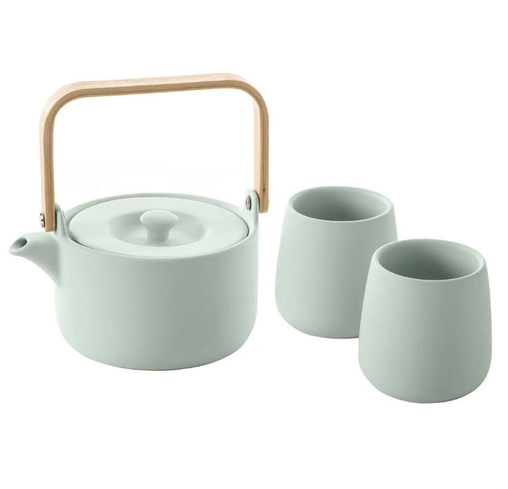 Teapot & Cup Set Mint Gift Items & Supplies