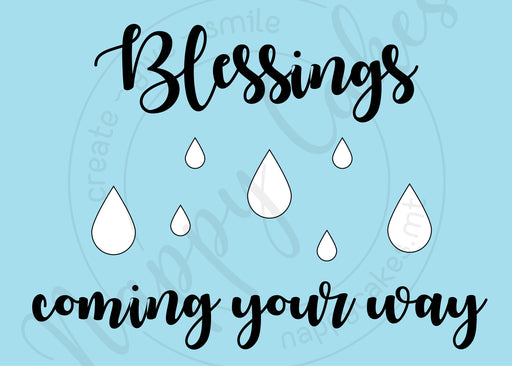 Blessings Coming Your Way Greeting Card Greeting Card