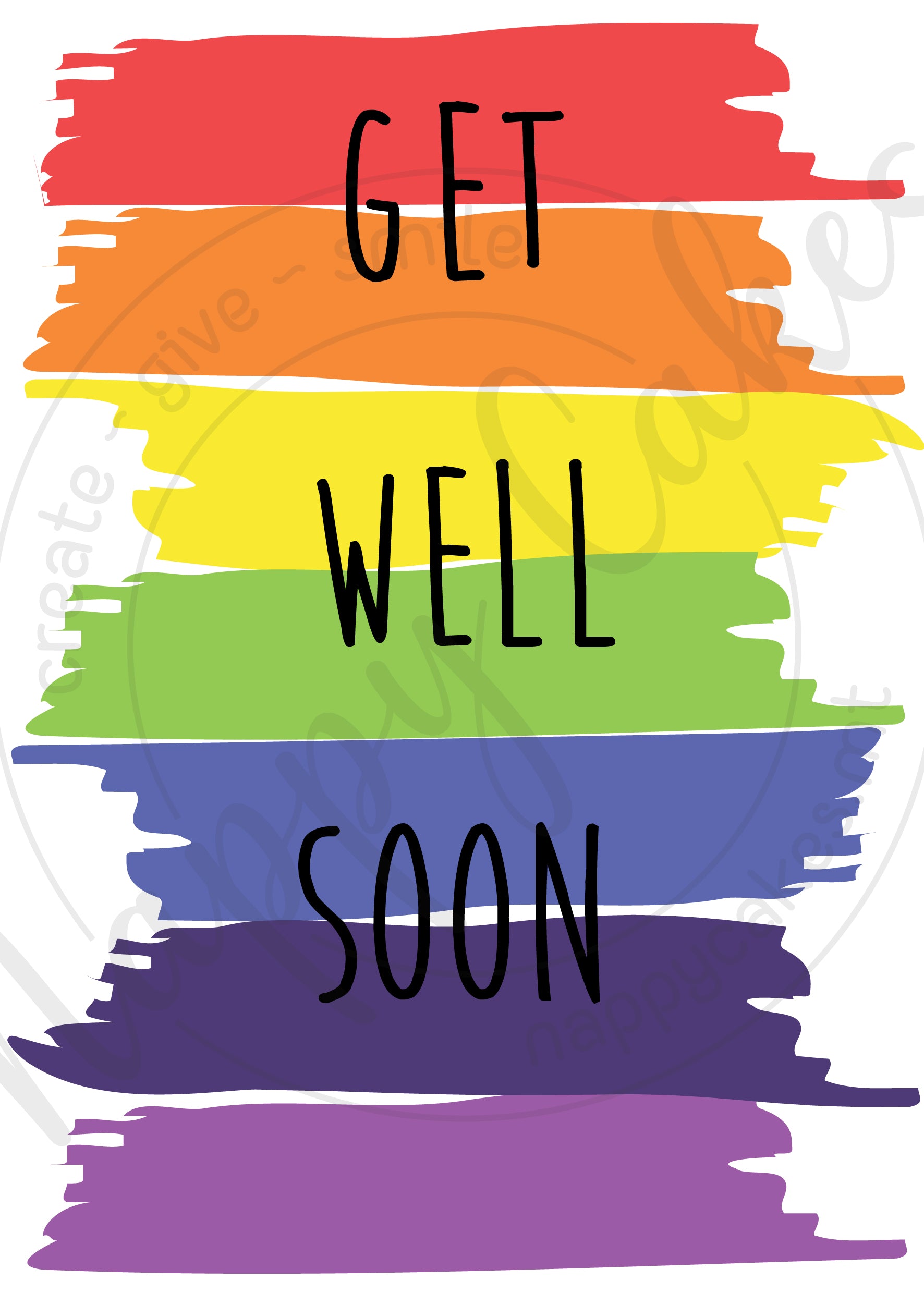 Get Well Soon Greeting Card Greeting Card