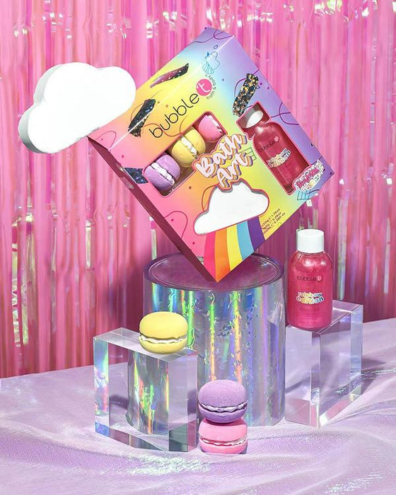 Rainbow Cloud, Bath Bomb Fizzers & Bubble Bath Gift Set Gift Items & Supplies